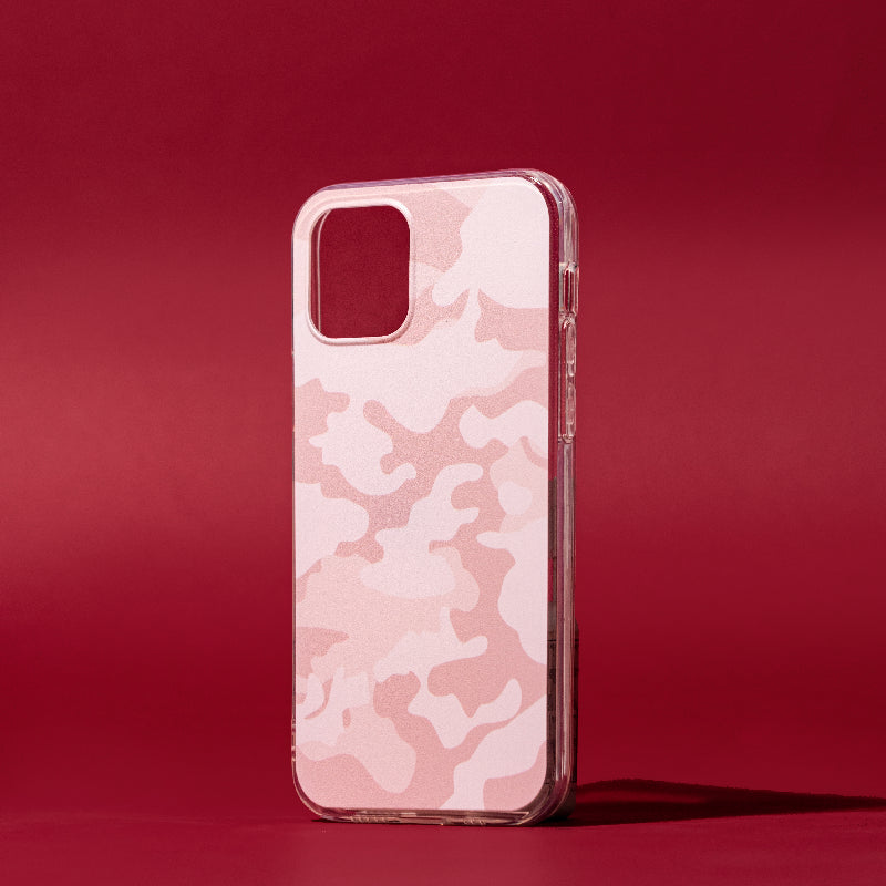 Flamingo Pink Camo Style iPhone Cover