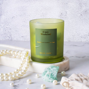 Kensho Essential Oil Diffuser | Green Salt Crystal Candles The June Shop   