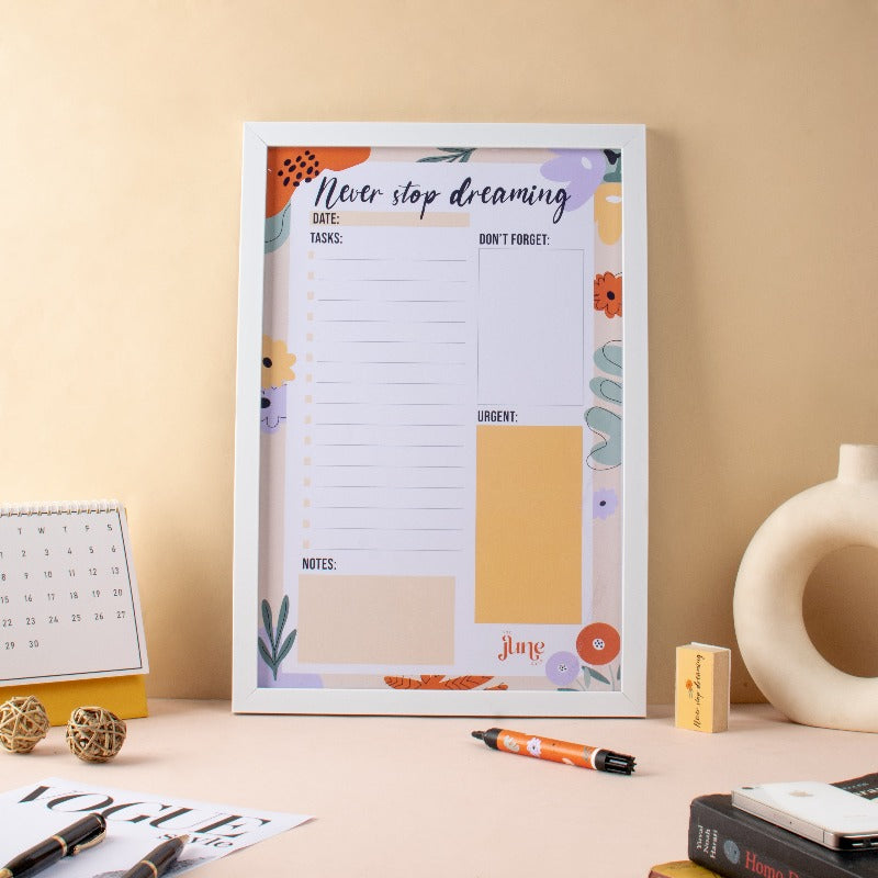 Never Stop Dreaming — Rewritable Planner