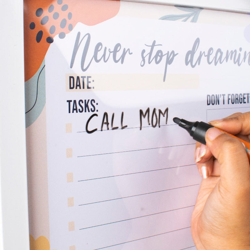 Never Stop Dreaming - Re-writable Planner