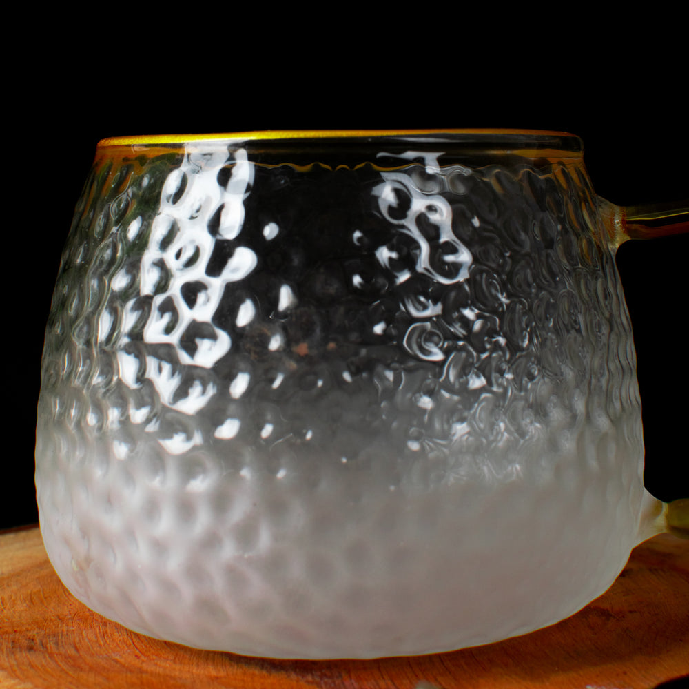 Java Republic Frosted Glass Mug