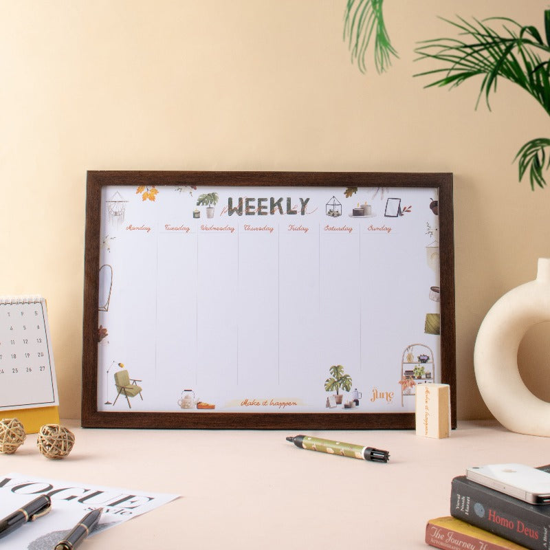 Make It Happen — Weekly Rewritable Planner
