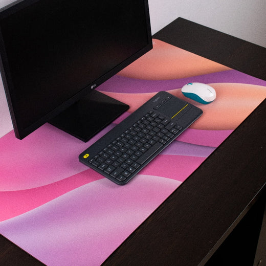 Prismatic Tone Extended Versatile Desk Mat Desk Mats The June Shop   