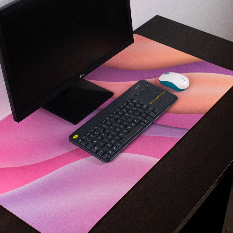 Prismatic Tone Extended Versatile Desk Mat Desk Mats The June Shop   