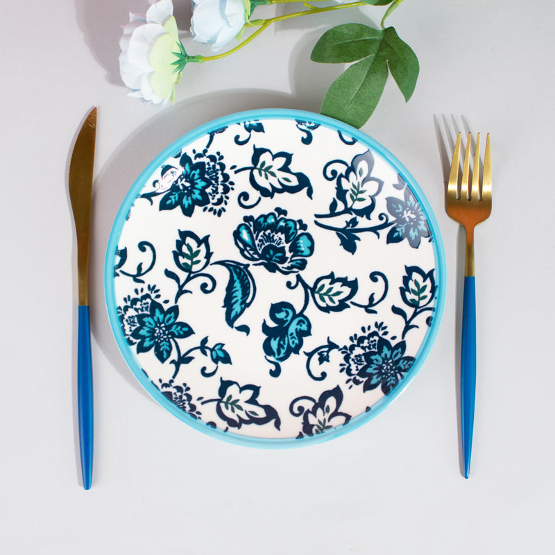 Contemporary Floral Starter Plate