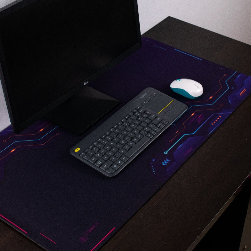 Eclectic Mesh Extended Versatile Desk Mat Desk Mats The June Shop   