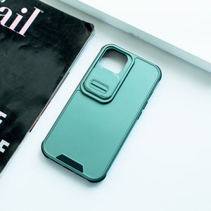 Colour Me Vivid Camera Slider Apple iPhone 13 Cover iPhone 13 June Trading Fern Metallic Green  