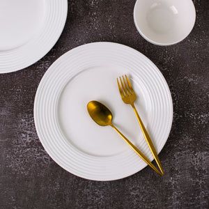Ivory White Dinner Plate Dinner Plates The June Shop   