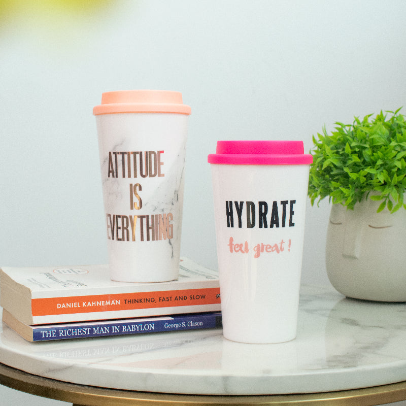 Motivational Quotes - Travel Coffee Mug (Large) Sippers June Trading   