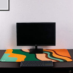 Whimsical Waves Extended Versatile Desk Mat Desk Mats The June Shop   