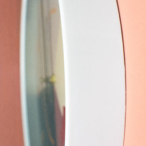 Vivid Colour-Block White-Edge Wall Clock Wall Clocks June Trading   