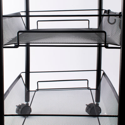 3-Tier Mesh Trolley Organizer