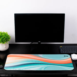 Abstract Waves Versatile Desk Mats Style 12 Desk Mats The June Shop   