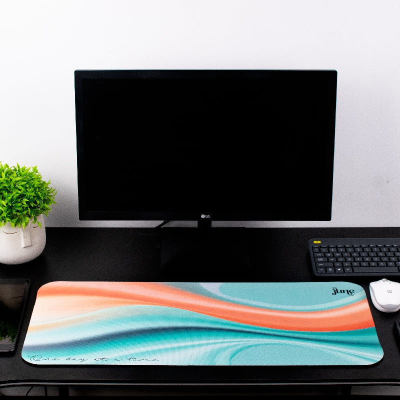 Abstract Waves Versatile Desk Mats Style 12 Desk Mats The June Shop   