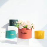Bold Minimalist Planter Planters June Trading Hot Pink  