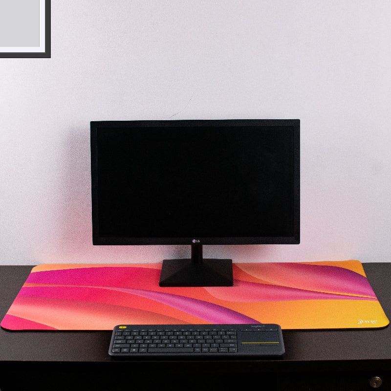 Jazzy Tones Extended Versatile Desk Mat Desk Mats The June Shop   