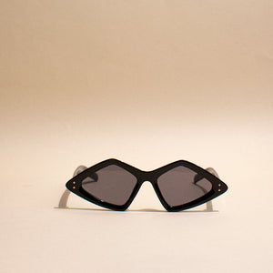 Bling Like A Diamond Ink Black Sunglass Eyewear June Trading   