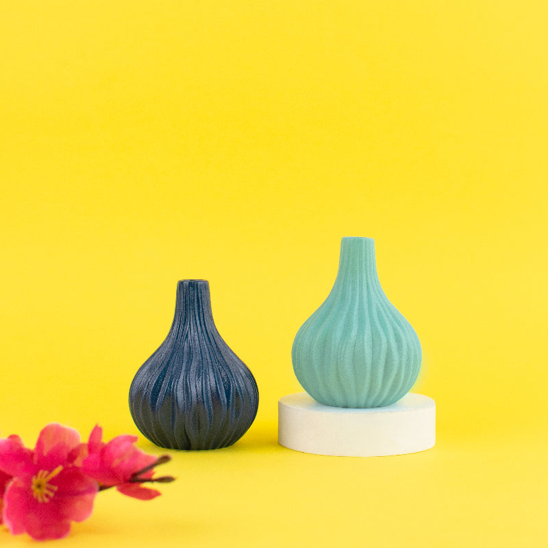 Modern Textured Mini Flower Vase Vases June Trading   