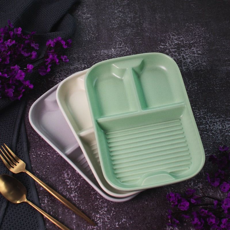 Araceli Sectioned Plate Serving Tray The June Shop   