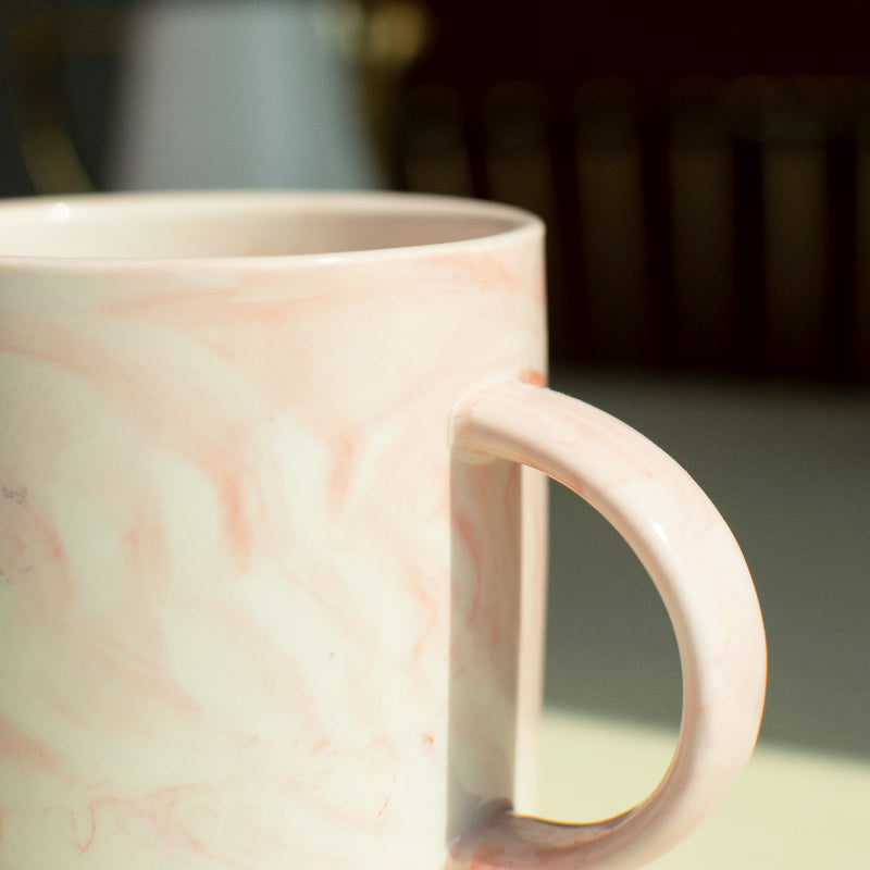 Speckled Flamingo Ceramic Mug Coffee Mugs June Trading   