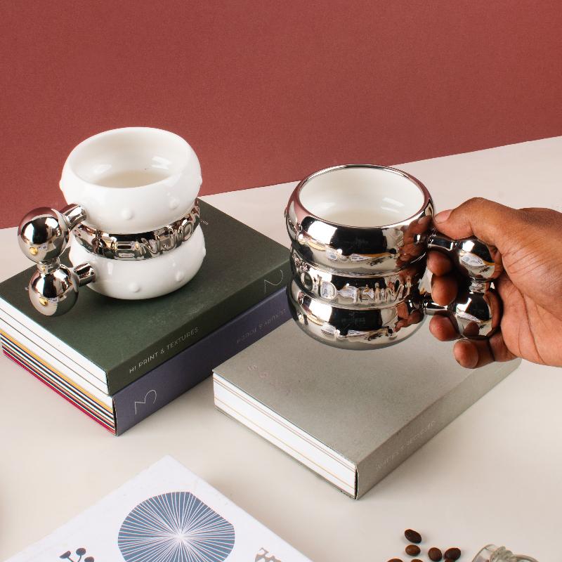 Chrome Sphere Coffee Mug