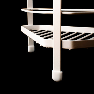 Clutter-Free Corner Stand with Dual Shelves