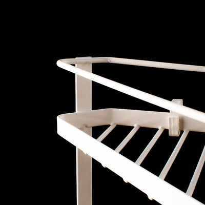 Clutter-Free Corner Stand with Dual Shelves