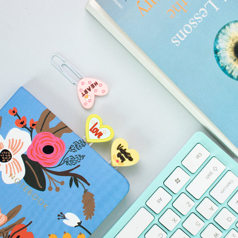 Heart Paper Clips - Assorted (Set Of 3) Paper Clip June Trading   
