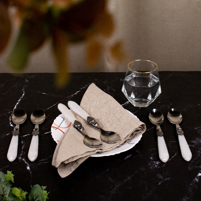 Ivory Accent Regal 24 Piece Cutlery Set Cutlery June Trading   