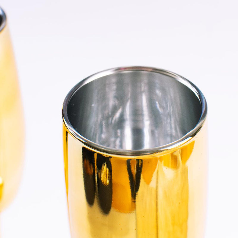 Golden Luxe Flute Champagne Glass