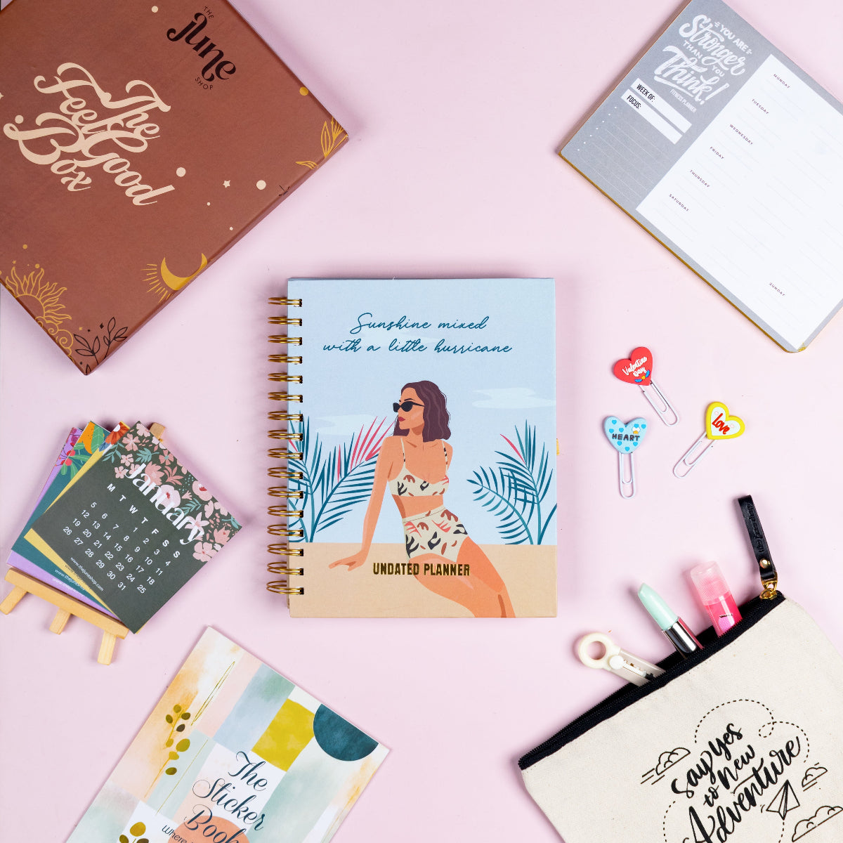 The Feel-Good Planner Box™ | Sunshine & A Little Hurricane Edition