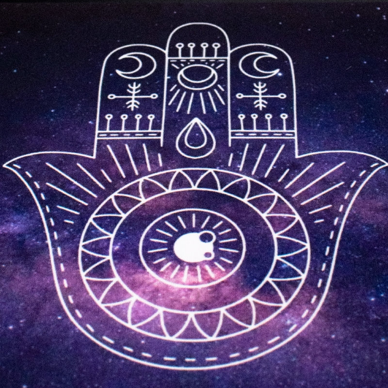 Cosmic Hamsa Hand Versatile Desk Mat Desk Mats June Trading   