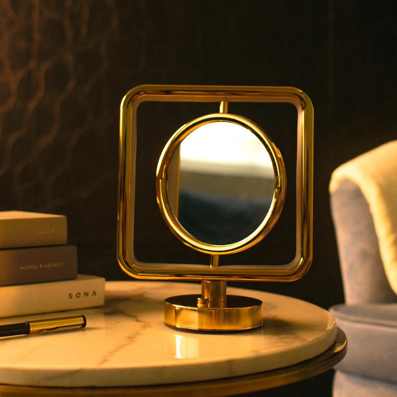 Circular Photo Frame Touch Sensor Square Lamp