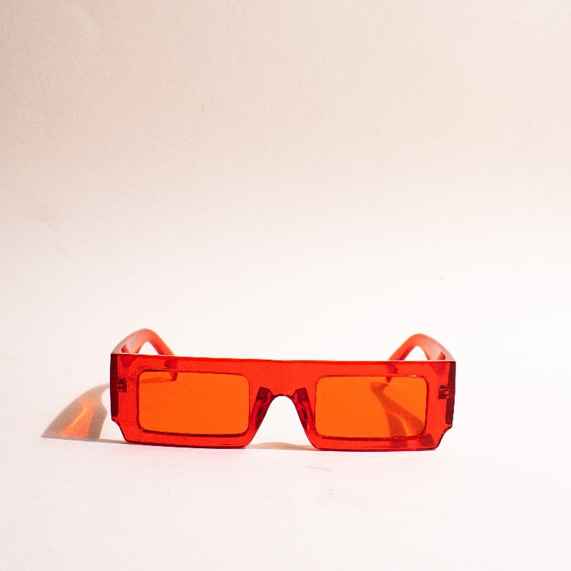 Retro Punk Burnt Orange Sunglass Eyewear June Trading   