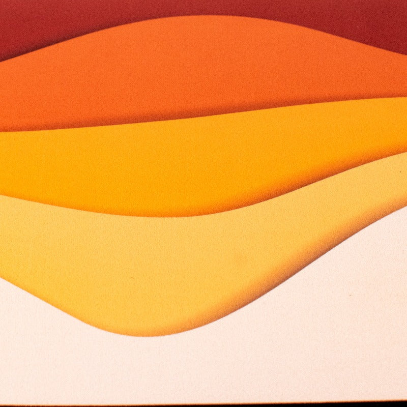 Gradient Waves Versatile Desk Mat Desk Mats June Trading   