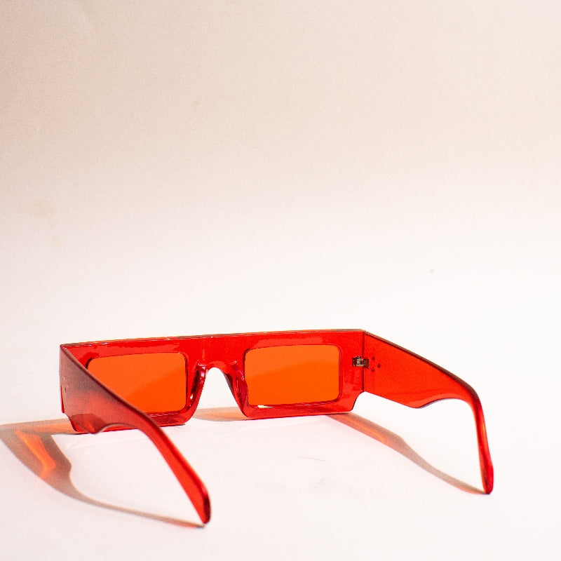 Retro Punk Burnt Orange Sunglass Eyewear June Trading   