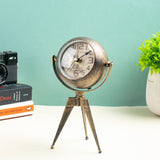 Pendulum Allure Table Clock With Tripod Stand Table Clocks The June Shop Bronze Brown  