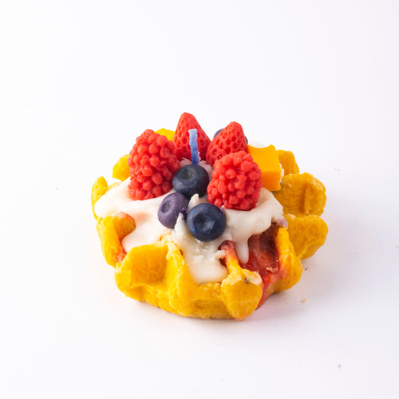 Waffle Candle