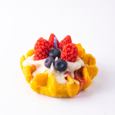 Waffle Candle