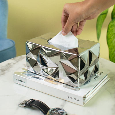 Prism Luxe Ceramic Tissue Holder