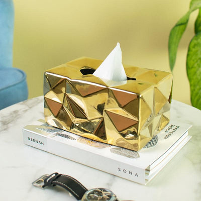 Prism Luxe Ceramic Tissue Holder