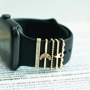 Elysian Gold Smartwatch Band Accessories Set Watch Band Accessories June Trading   