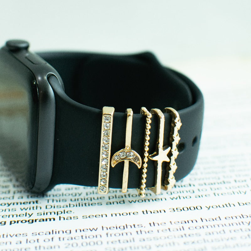 Elysian Gold Smartwatch Band Accessories Set Watch Band Accessories June Trading   