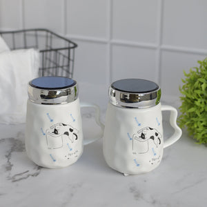 Mischievous Coffee Mug With Assorted Lid Coffee Mugs ERL   