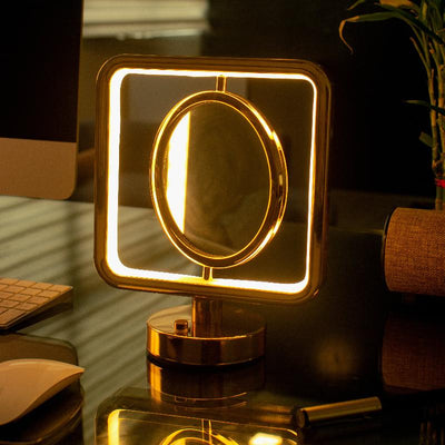 Circular Photo Frame Touch Sensor Square Lamp