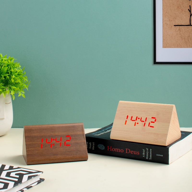 Dynamo Table Clock Pyramid Pack Table Clocks The June Shop   