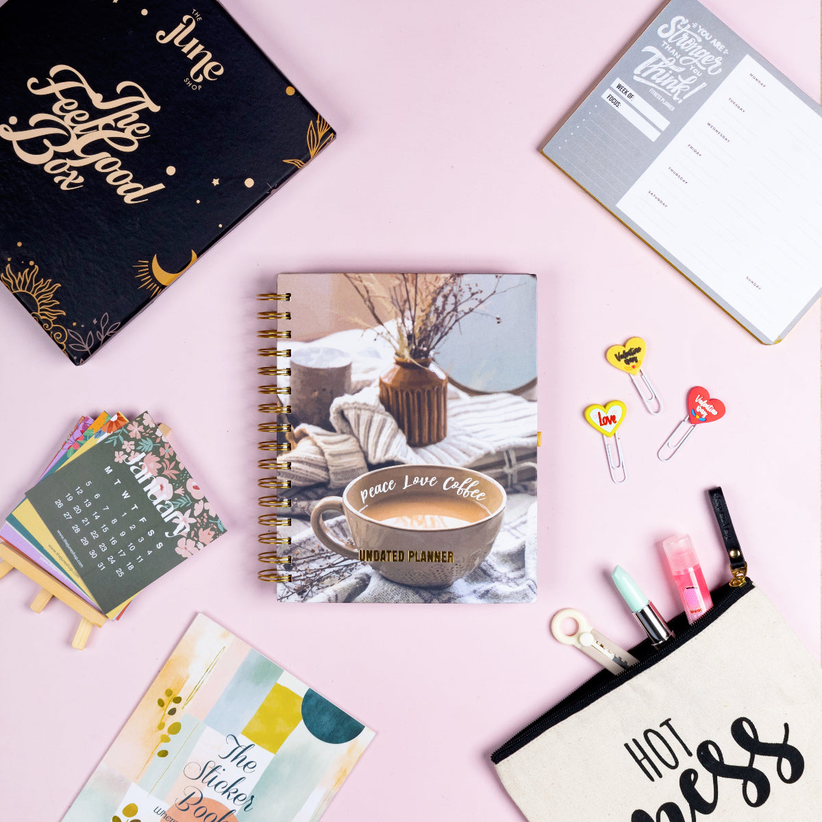 The Feel-Good Planner Box™ |  Peace Love Coffee Edition