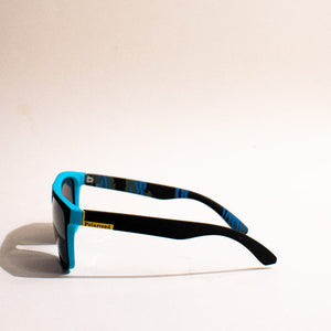 Busy Being Fab Black & Blue Sunglass Eyewear The June Shop   