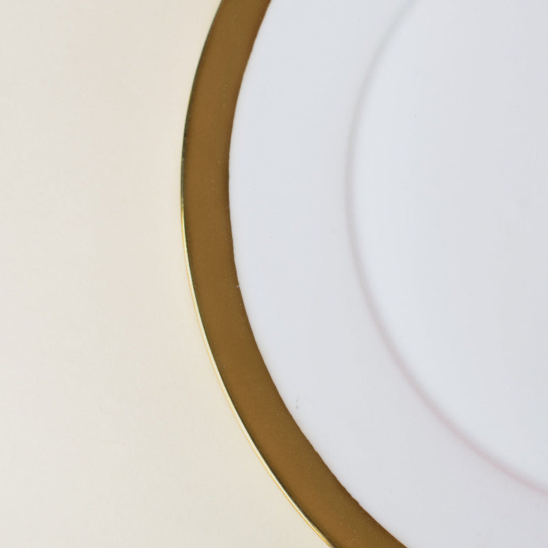 Aurulent Edge Dinner Plate (8 Inches) Starter Plates June Trading   