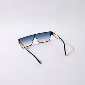 Flat Oversized Midnight Hue Sunglass Eyewear June Trading   